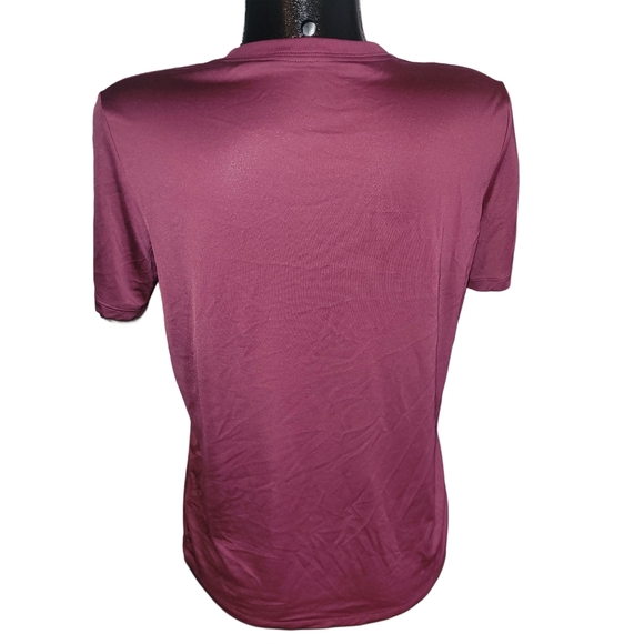 Nike Women's Maroon Colored T-Shirt L - Picture 3 of 4